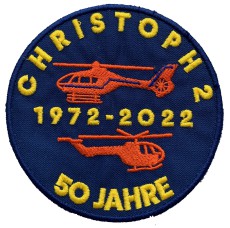Aufnäher blau 50 Jahre